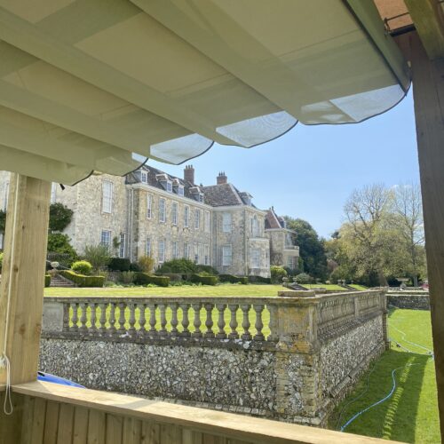 retractable pergola awning features details