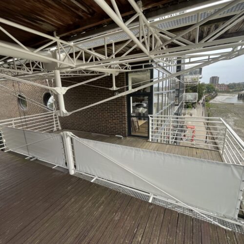 Thames Reach Balcony Dodgers Wind Breaks 2