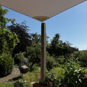 Hardwood Oak Post For Sail Shade