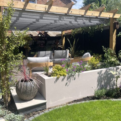 Retractable Pergola Awning in Southsea, Hampshire