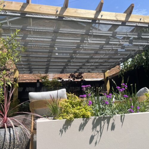 Retractable Pergola Awning in Southsea, Hampshire