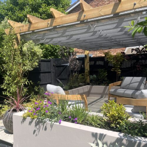 Retractable Pergola Awning in Southsea, Hampshire