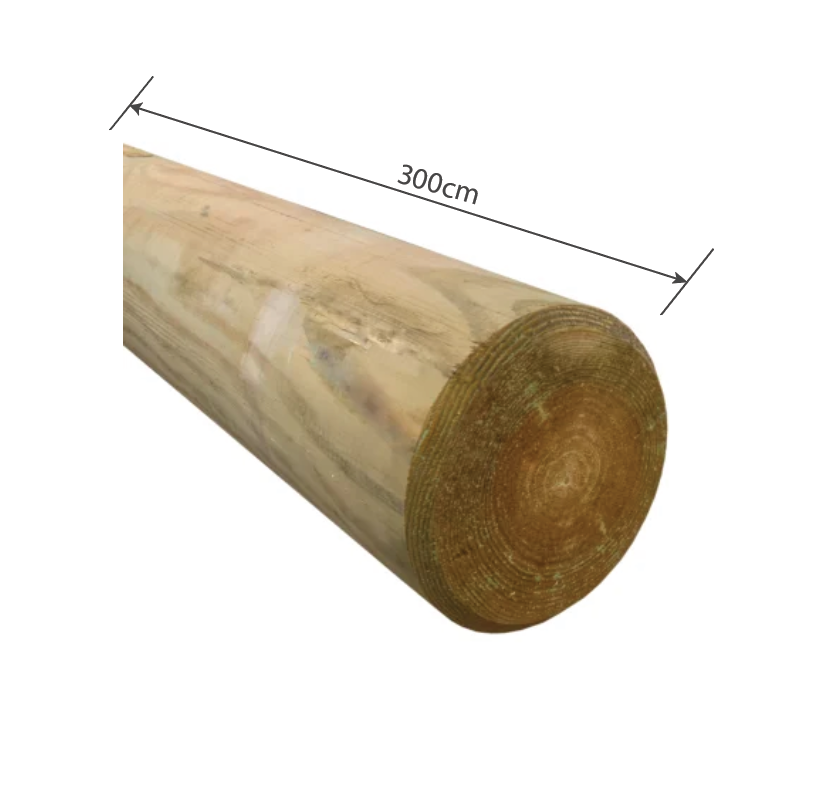 Softwood Post – 3m Round